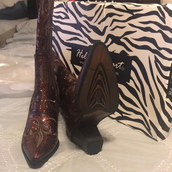 New Brown Cowboy Boots - Picture 2 of 5